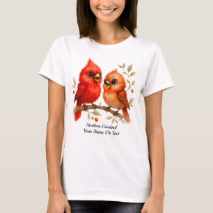 Camiseta Cardenal septentrional encantador