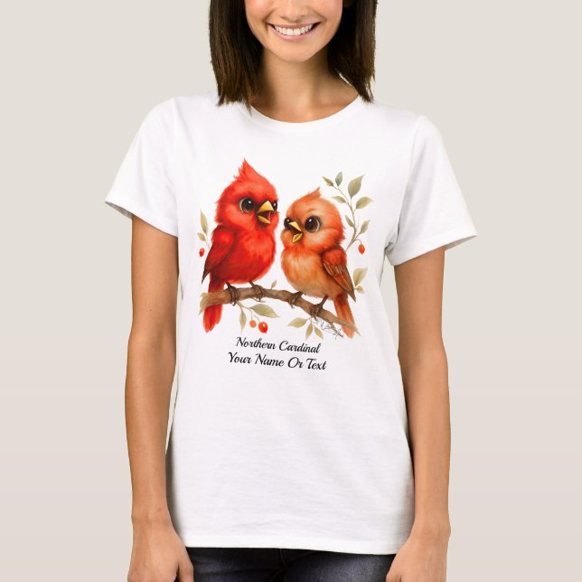 Camiseta Cardenal septentrional encantador (Anverso)