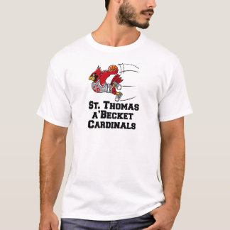 Camiseta Cardenales con la fuente atlética