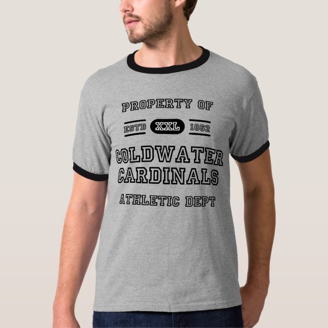 Camiseta Cardenales de Coldwater (Anverso)