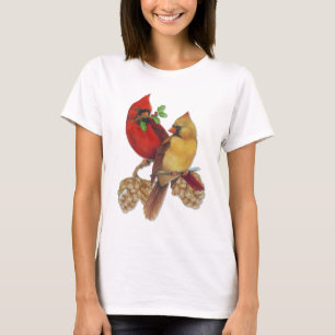 Camiseta Cardenales de invierno Pine y Holly