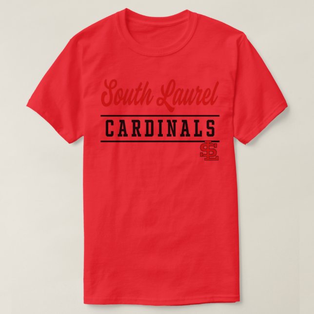 Camiseta Cardenales de la escuela secundaria de South Laure (Diseño del anverso)