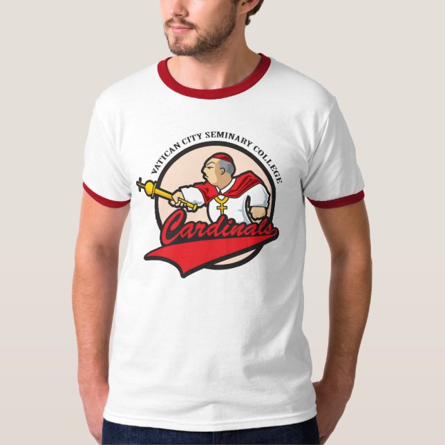 Camiseta Cardenales de la universidad del seminario de la (Anverso)