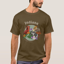 Camiseta Cardenales del norte de Indiana con plantas nativa