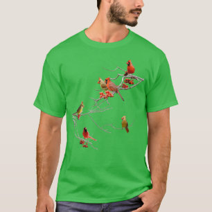 Camiseta Cardenales Perfilando En Ramas