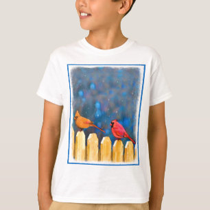 Camiseta Cardenales sobre la pintura de la cerca - Arte ori
