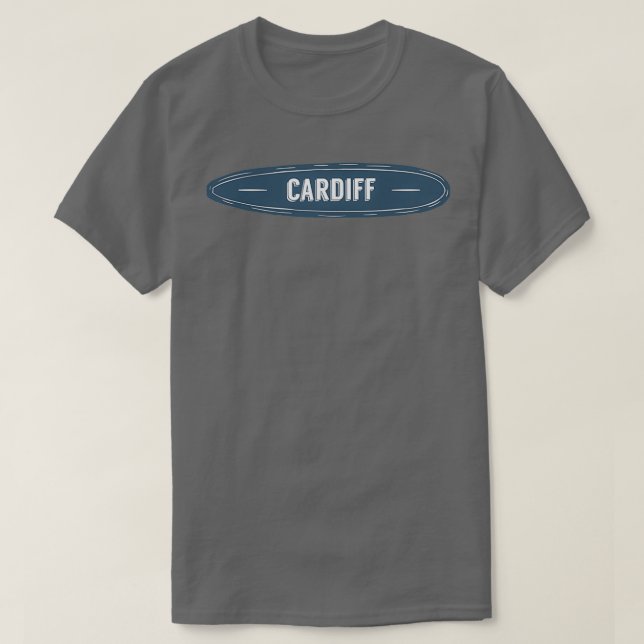 Camiseta Cardiff Longboard (Diseño del anverso)