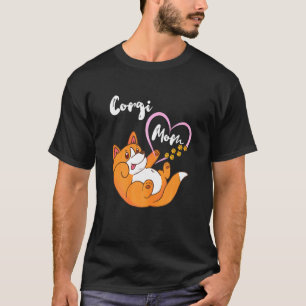 Camiseta Cardigan de mamá Corgi para mujeres Dueña de cacho
