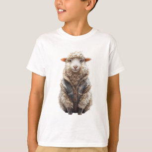 Camiseta Cardigan Elegante Cordero Niños
