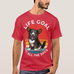 Camiseta Cardigan Welsh Corgi Accessories Life Goal Mascota