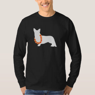Camiseta Cardigan Welsh Corgi Aloha Perro Lei Hawaiano