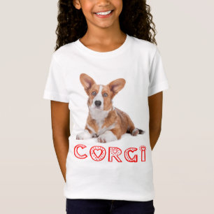 Camiseta Cardigan Welsh Corgi Cuppy Perro Amor Rojo