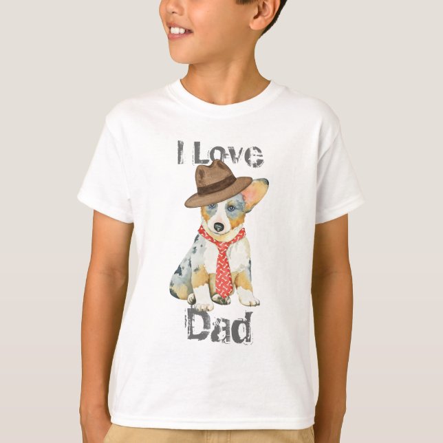 Camiseta Cardigan Welsh Corgi Dad (Anverso)