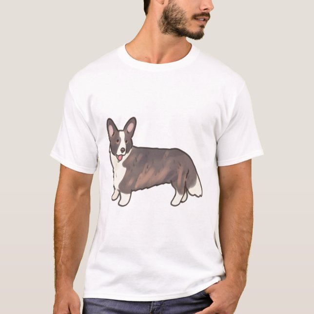 Camiseta Cardigan welsh corgi dog Delight � Cuidada Arte An (Anverso)