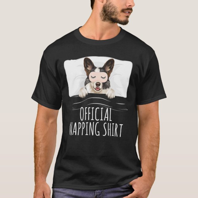 Camiseta Cardigan Welsh Corgi Máscara de sueño Ataque ofici (Anverso)