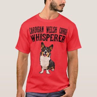 Camiseta Cardigan Welsh Corgi Wisperer Gracioso Perro Perro