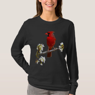 Camiseta CARDINA Mejor HD Cardenal Norte Pájaro Rojo Cardin