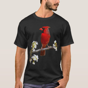 Camiseta CARDINA Mejor HD Cardenal Norte Pájaro Rojo Cardin