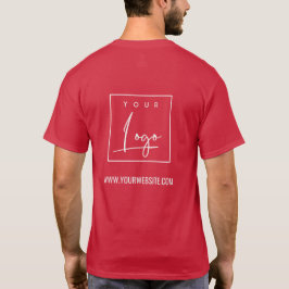 Camiseta Cardinal Red Business Añadir el nombre del logotip
