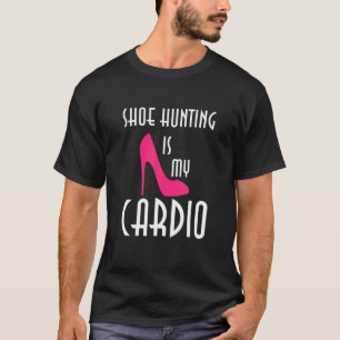 Camiseta Cardio de caza de zapatos de compras