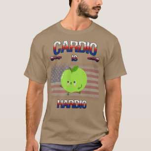 Camiseta Cardio Es Hardio, Eerciso Gimnasio Gracioso Sarcás