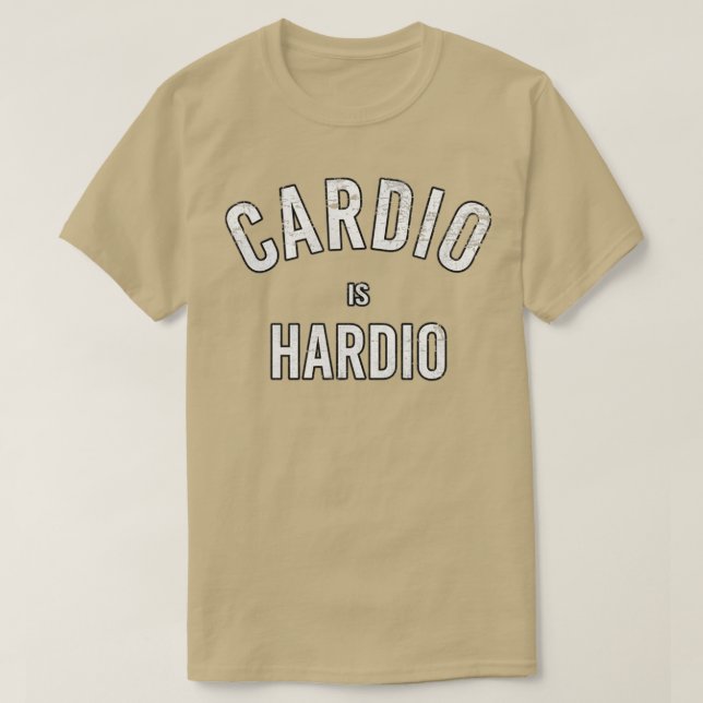 Camiseta Cardio Is Hardio (Diseño del anverso)