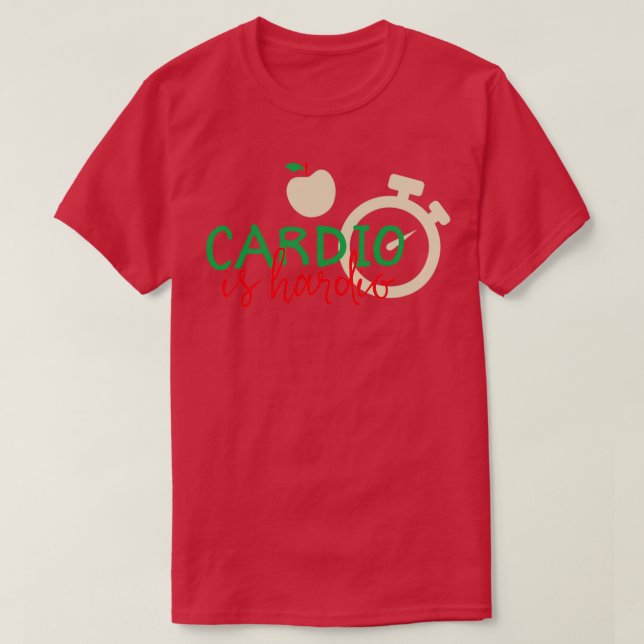 Camiseta Cardio is Hardio 2 (Diseño del anverso)
