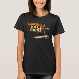 Camiseta Cardio mata el ejercicio de los ganancia