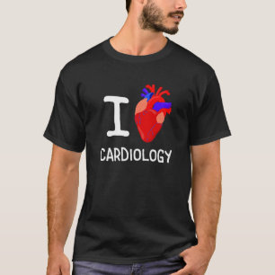 Camiseta Cardiología cardíaca Médica cardiólogo anatómico