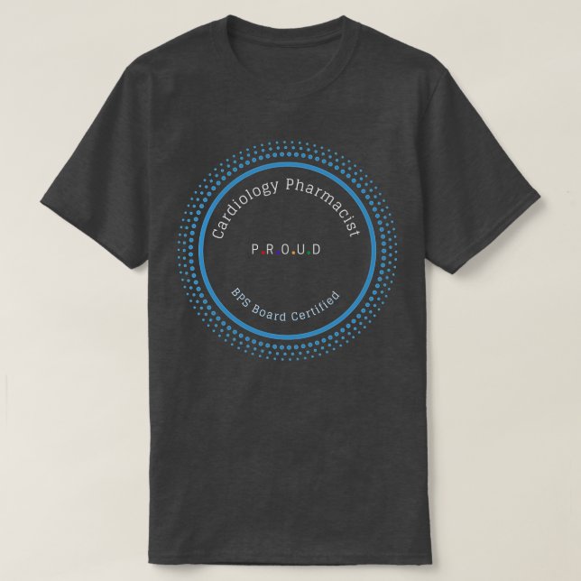 Camiseta Cardiología Farmacéutica BPS Consejo Certificado O (Diseño del anverso)