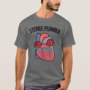 Camiseta Cardiología Plomero Estéril Cardiólogo Enfermeras