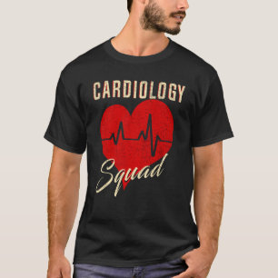 Camiseta Cardiología Vintage Escuadrón Cardiovascular