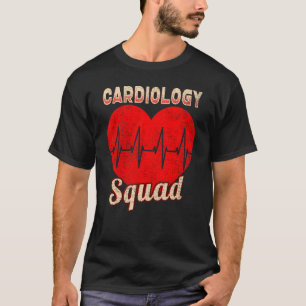 Camiseta Cardiología Vintage Escuadrón Cardiovascular
