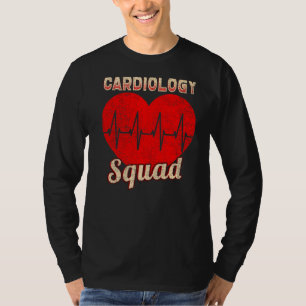 Camiseta Cardiología Vintage Escuadrón Cardiovascular