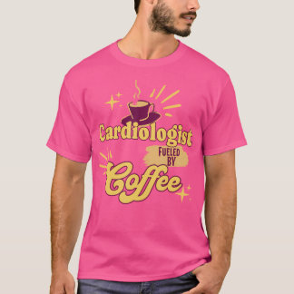 Camiseta Cardiólogo Alimentado Por Café Adicto Cardiaco Car