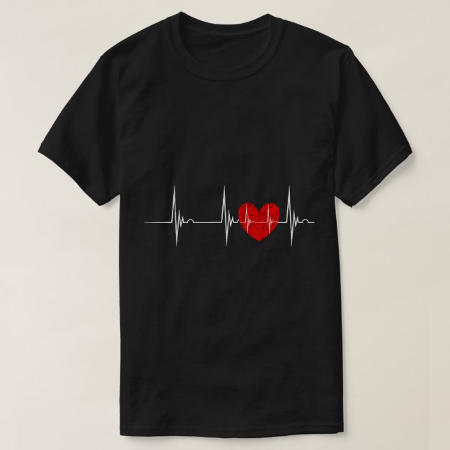 Camiseta Cardiólogo Cardíaco EKG latido Pulselina Cardiol (Diseño del anverso)