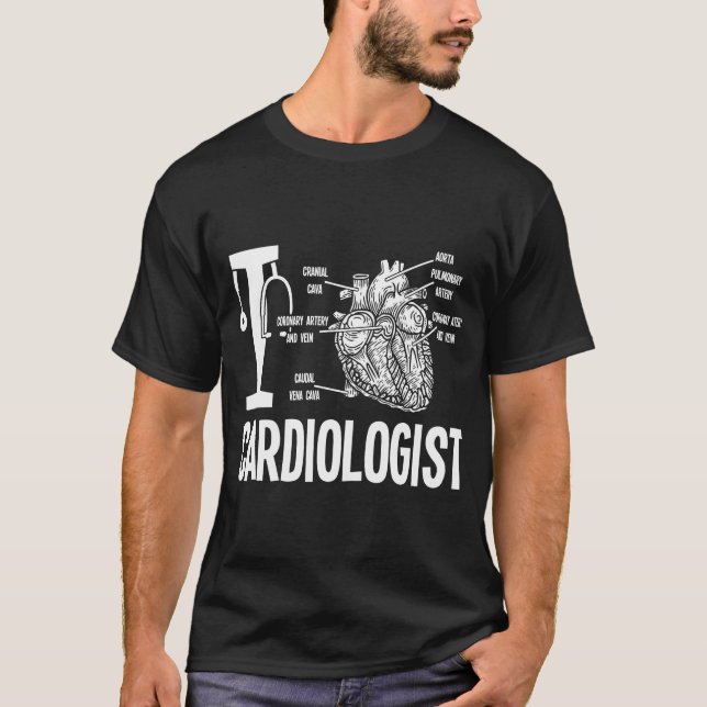 Camiseta Cardiólogo del amor Anatomía del corazón Cardiolog (Anverso)