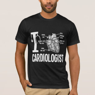 Camiseta Cardiólogo del amor Anatomía del corazón Cardiolog