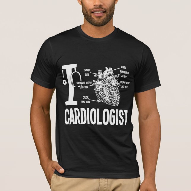 Camiseta Cardiólogo del amor Anatomía del corazón Cardiolog (Anverso)