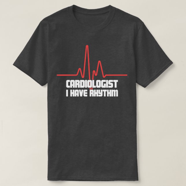 Camiseta Cardiólogo Médica del corazón divertido 1 (Diseño del anverso)