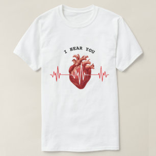 Camiseta cardiólogo médico del corazón cardiología Te Escuc