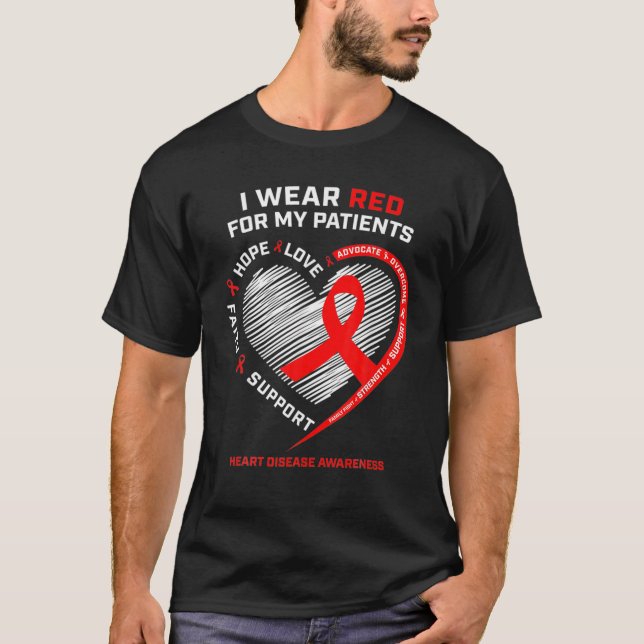 Camiseta Cardiólogo RN Enfermeras Yo Uso Enfermedades De Co (Anverso)