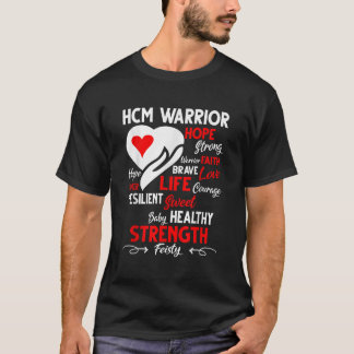 Camiseta Cardiomiopatía hipertrófica Sensibilización sobre 