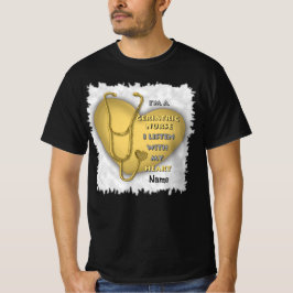 Camiseta Cardiopatía amarilla Enfermera geriátrica