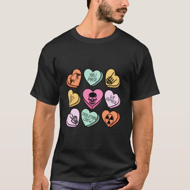 Camiseta Cardiopatía Radiología Rad Tech Día de San Valentí (Anverso)