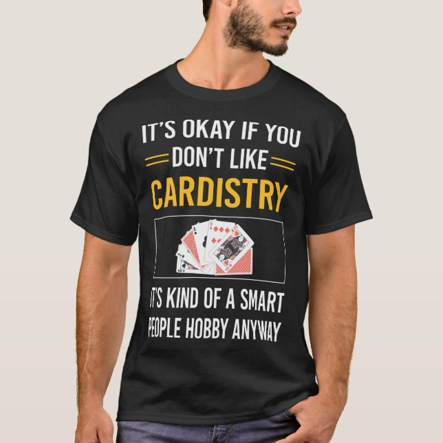 Camiseta Cardista de química para personas inteligentes (Anverso)
