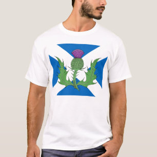 Camiseta Cardo y Saltire escocés