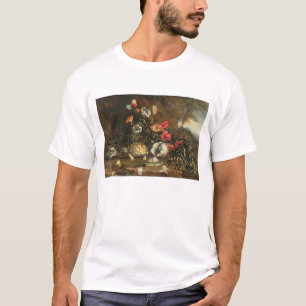 Camiseta Cardos, flores, reptiles y mariposas por otra