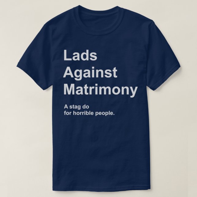 Camiseta Cards Against Humanity Stag (Diseño del anverso)