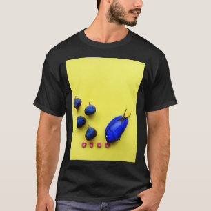 Camiseta Cardumen de cirujano azul